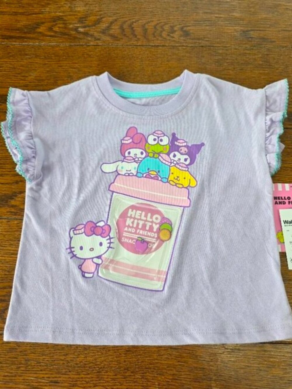 Hello Kitty and Friends Lilac Purple Shirt Size 3T NWT